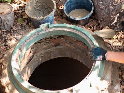 Localización de una arqueta oculta en el jardín de una vivienda